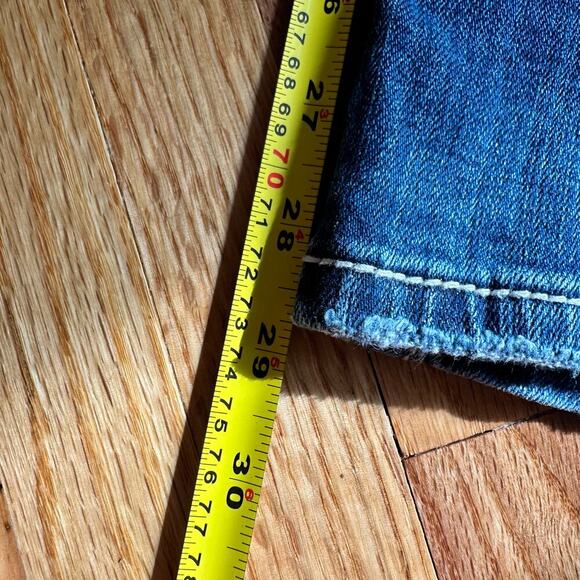 MISS ME x Womens Denim Blue Jeans Signature Bootcut Size 30, jewel stud accents - Picture 3 of 9